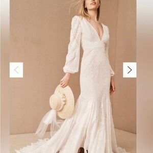 BHLDN Anthropologie Vale Gown Never Worn